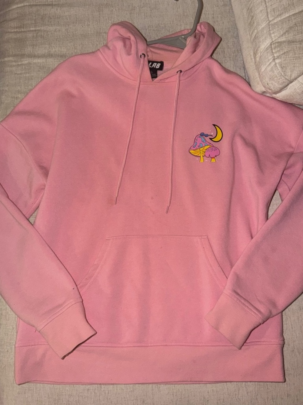 Pink hoodie from zumiez